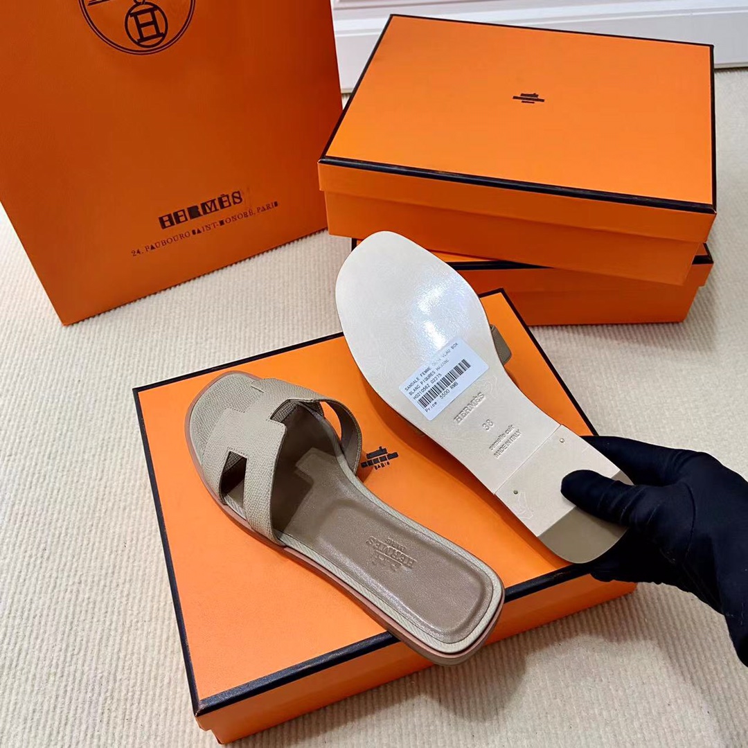 에르메스 올수공 오란 슬리퍼 샌들 앱송 70